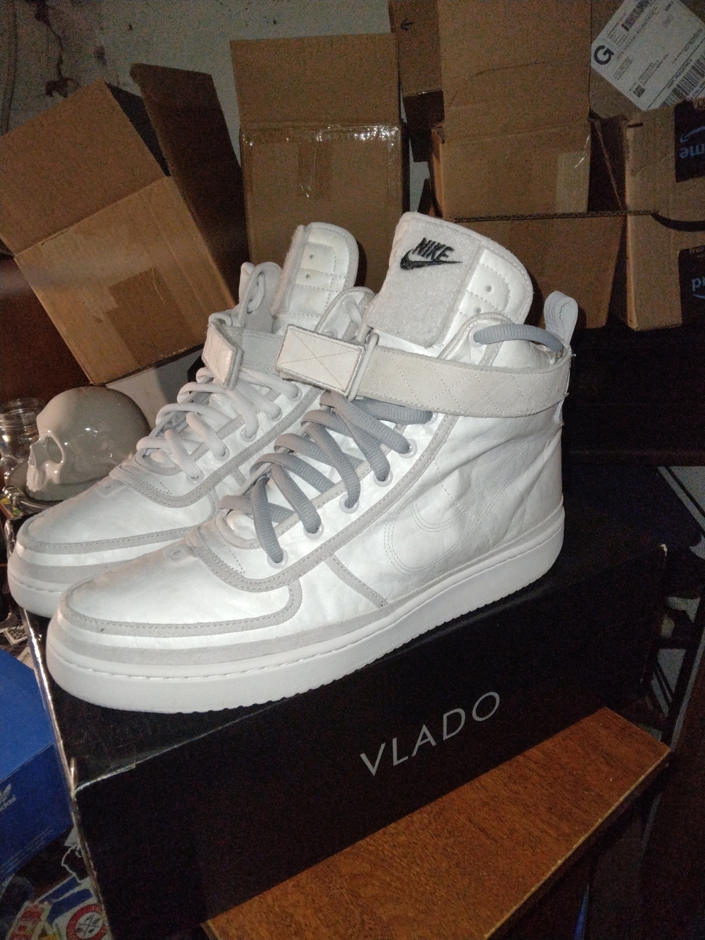Nike Vandal All Star 90/10 High-Top Sneakers White/Gray - 12